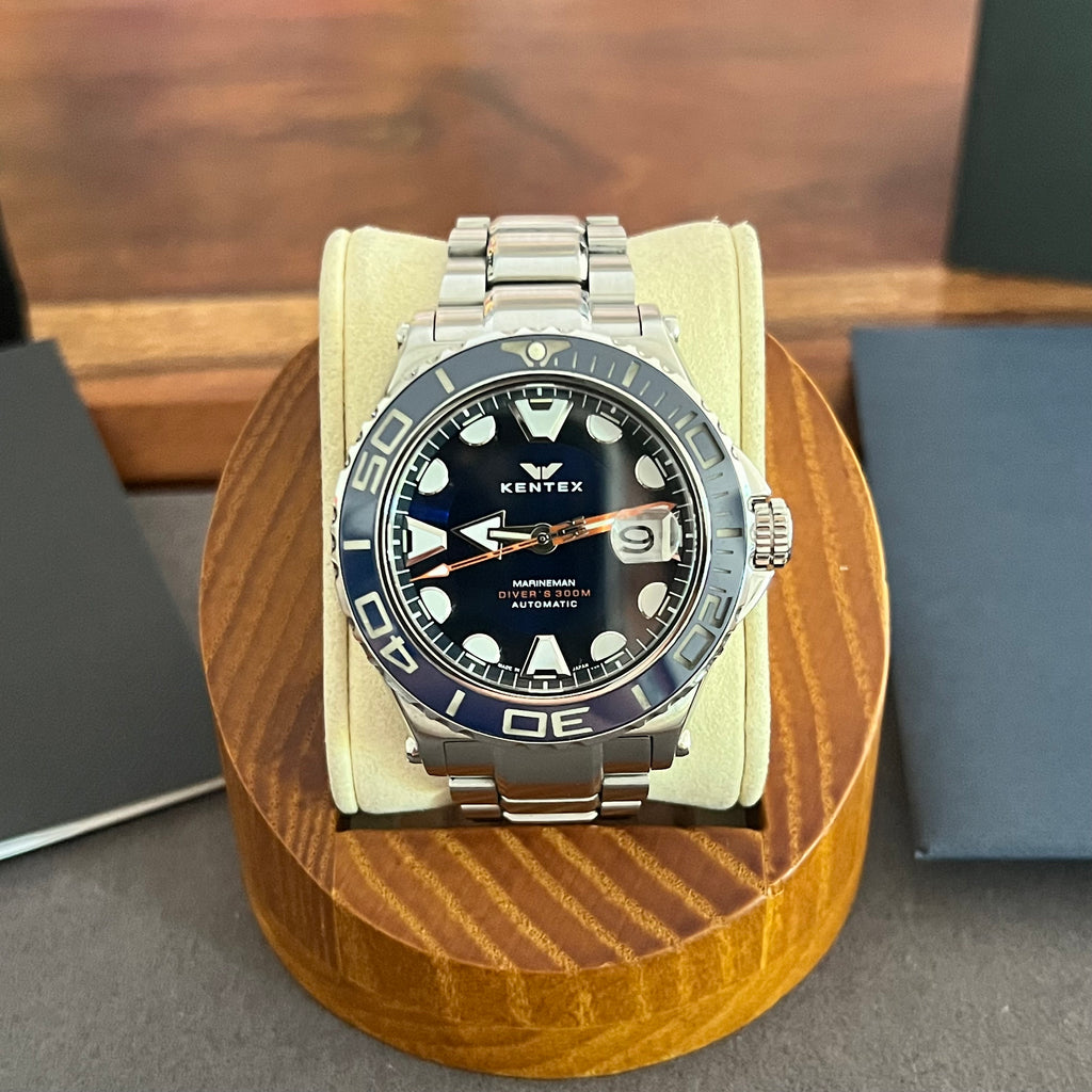 Montre Kentex Marineman Auto Lunette Céramique Full Set S706X-02