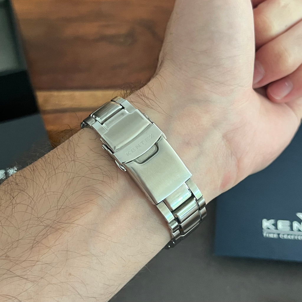 Montre Kentex Marineman Auto Lunette Céramique Full Set S706X-02