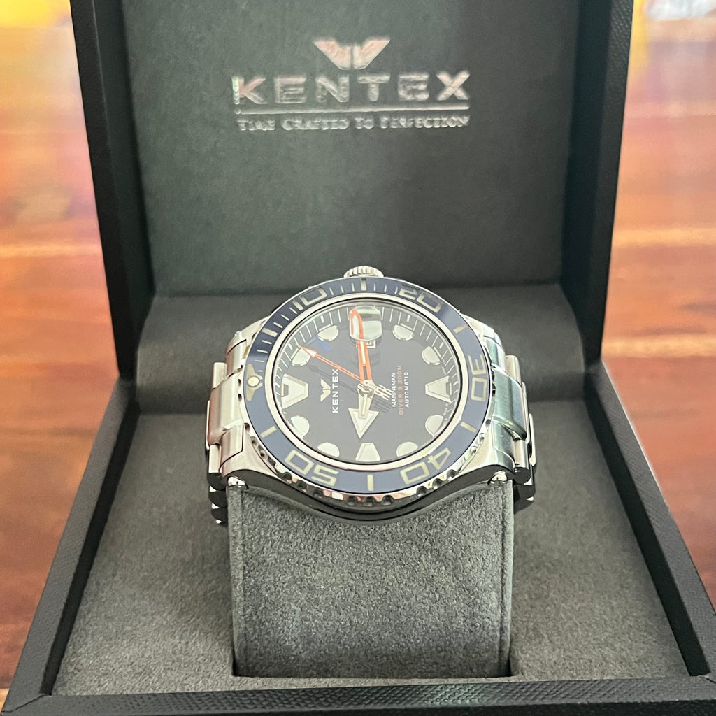 Montre Kentex Marineman Auto Lunette Céramique Full Set S706X-02