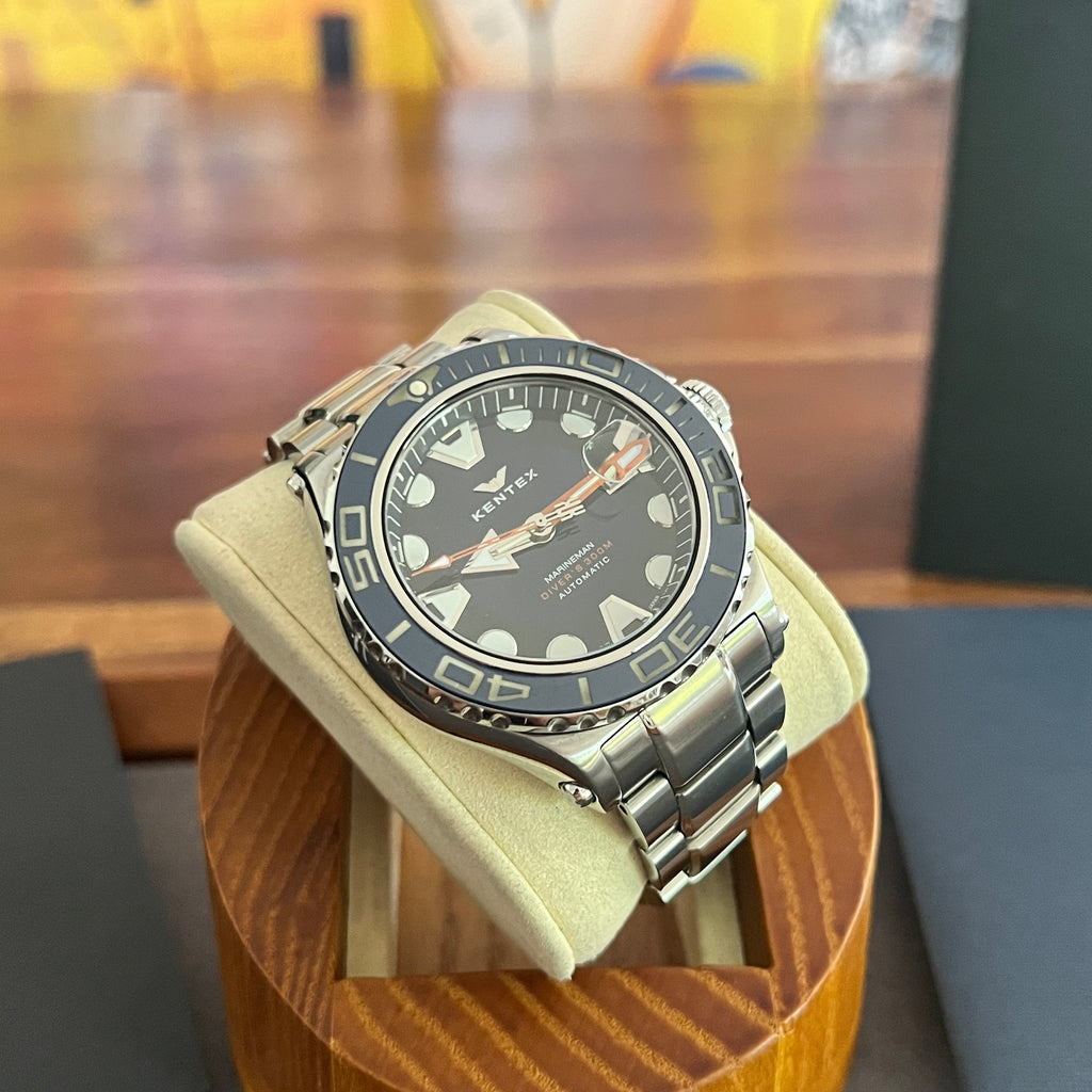 Montre Kentex Marineman Auto Lunette Céramique Full Set S706X-02