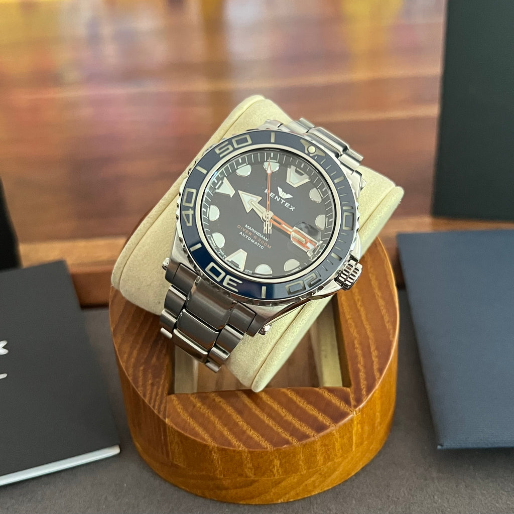 Montre Kentex Marineman Auto Lunette Céramique Full Set S706X-02